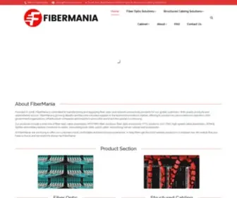 Fiber-Mania.com(Structured Cabling) Screenshot