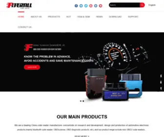 Fiberallobd.com(China code reader manufacturer) Screenshot