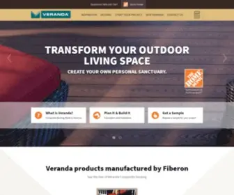 Fibercomposites.com(Veranda composite decking by Fiberon keeps its beauty for decades and) Screenshot