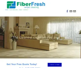 Fiberfresh.com(Fiber Fresh Carpet Cleaning) Screenshot