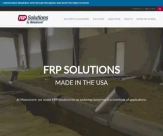 Fiberglass-Duct.com(Monoxivent is your premiere source for fiberglass reinforced plastic products (FRP)) Screenshot