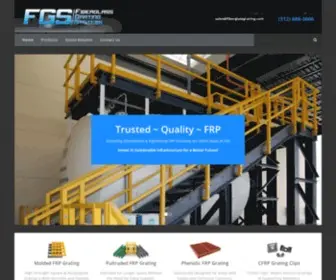 Fiberglassgrating.com(Quality Fiberglass Grating & Structurals) Screenshot