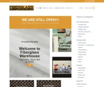 Fiberglasswarehouse.com(Fiberglass Warehouse) Screenshot