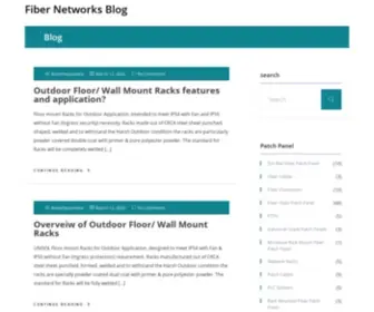 Fibernetworksblog.com(Total Fiber optic solution) Screenshot