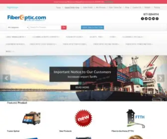 Fiberoptic.com(AFL splicer) Screenshot