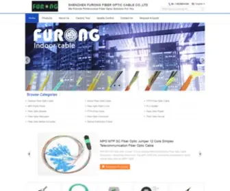 Fiberoptics-Cables.com(Quality Outdoor Fiber Optic Cable &amp; Indoor Fiber Optic Cable Manufacturer) Screenshot