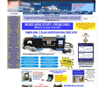 Fiberopticstools.com(Fiber Optic Tools) Screenshot