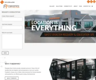 Fiberpipe.net(Uptime Certified Tier 3 Data Center) Screenshot