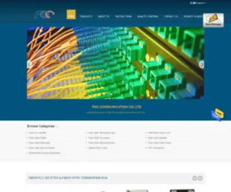 Fiberplcsplitter.com(Quality Fiber PLC Splitter &amp; Fiber Optic Termination Box factory from China) Screenshot