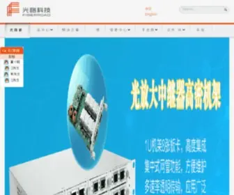 Fiberroad.com.cn(光路科技) Screenshot