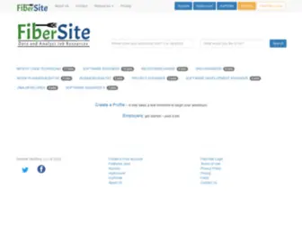 Fibersite.com(Data and Analyst Job Resources) Screenshot