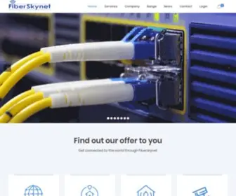 Fiberskynet.net(Internet Provider) Screenshot