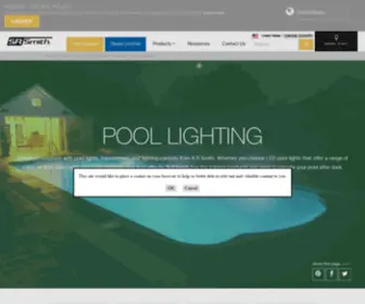 Fiberstars.com(LED and Fiber Optic Pool Lighting) Screenshot