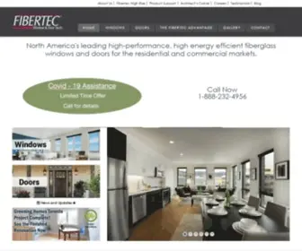 Fibertec.com(Fiberglass Windows) Screenshot