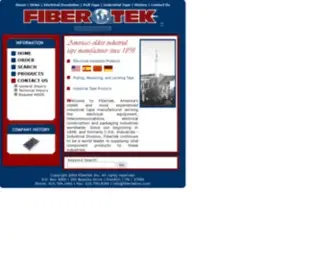 Fibertekinc.com(Fibertek Brand of products include) Screenshot