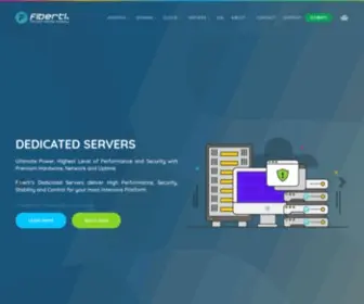 Fiberti.com(Dedicated Servers) Screenshot