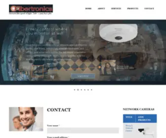 Fibertronics-INC.com(Contact) Screenshot