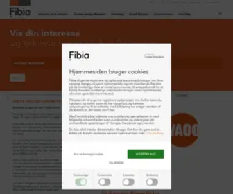 Fibia.dk(Få Danmarks hurtigste internet) Screenshot