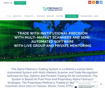 Fibinstitute.com(Trade Like A Pro with the Alpha Fibonacci Trading System) Screenshot