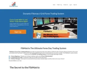 Fibmatrix.com(Forex Day Trading Software and Live Forex Trading Room) Screenshot
