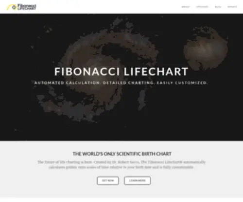 Fibonaccilifechart.com(Fibonacci Lifechart) Screenshot