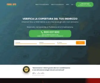 Fibra.site(Il portale di verifica copertura internet per aziende ed enti pubblici) Screenshot