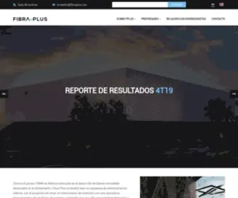 Fibraplus.mx(Fibraplus) Screenshot