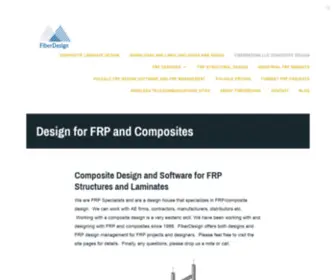 Fibrdesign.com(Composite design including structural) Screenshot