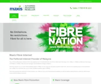 Fibre-Maxis.com.my(Maxis Fibre Internet) Screenshot