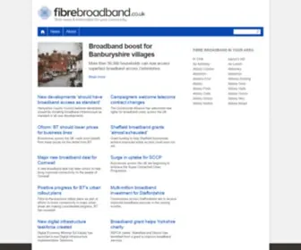Fibrebroadband.co.uk(Fibre Broadband News) Screenshot