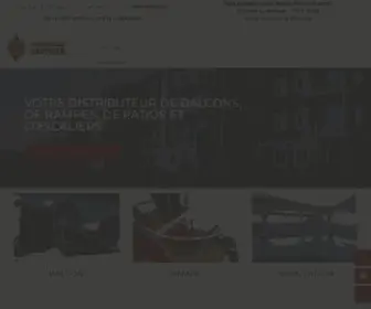 Fibredeverregauthier.com(Pour vos balcons en fibre de verre c'est Fibre de verre Gauthier) Screenshot