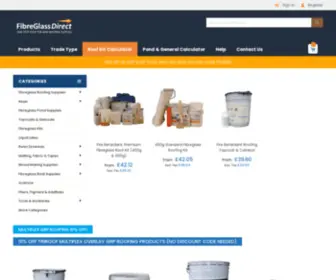 Fibreglassdirect.co.uk(FibreGlassDirect Online Shop) Screenshot