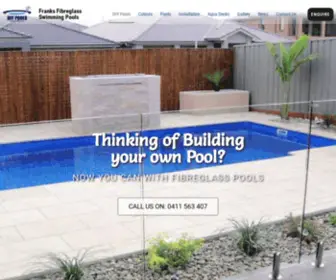 Fibreglasspools.com.au(Franks Fibreglass Pools) Screenshot