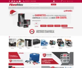 Fibremex.com(Líderes en Fibra Óptica y Telecomunicaciones de México) Screenshot