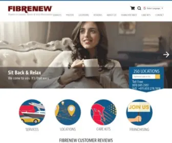 Fibrenew.com(Fibrenew Leather Repair) Screenshot