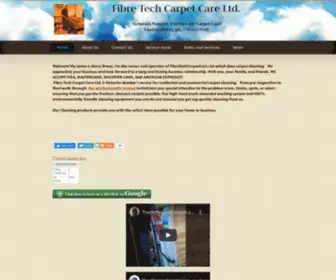 Fibretechcarpetcare.com(Fibre Tech Carpet Care Ltd) Screenshot