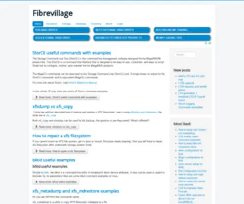 Fibrevillage.com(Home) Screenshot