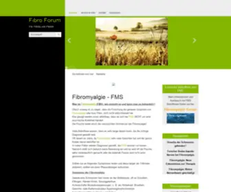 Fibro-Forum.net(Fibromyalgie Forum) Screenshot