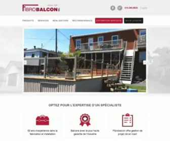 Fibrobalcon.com(FibroBalcon Fabricant Et Installateur De Balcon En Fibre De Verre) Screenshot