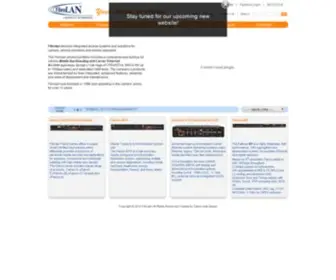 Fibrolan.com(Fibrolan Carrier Ethernet and Timing Solutions) Screenshot