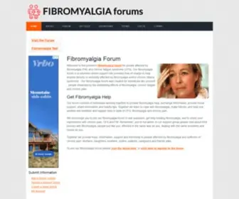 Fibromyalgiaforums.org(Help with Fibromyalgia) Screenshot