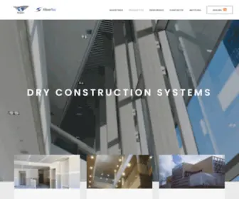 Fibroplac.com(Dry Construction Systems) Screenshot