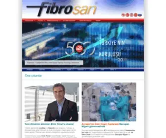 Fibrosan.com.tr(Doğu Avrupa'nın Lider CTP Panel Üreticisi) Screenshot