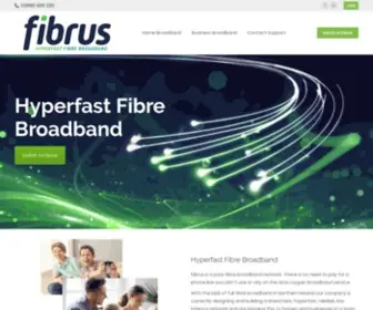 Fibrus.com(Northern Ireland Broadband Provider Fibrus Hyperfast has arrived) Screenshot
