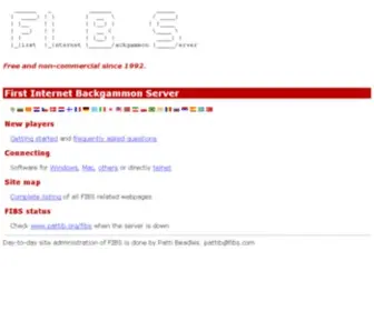 Fibs.com(The First Internet Backgammon Server) Screenshot