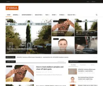 Fibsa.com.ng(Home) Screenshot