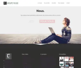 Ficade.fr(GROUPE FICADE) Screenshot