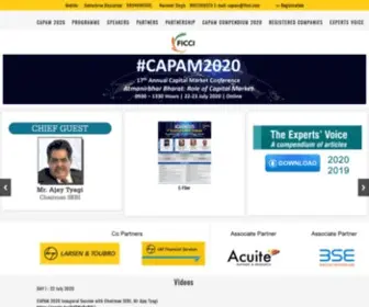 Ficci-Capam.com(FICCI CAPAM 2020) Screenshot