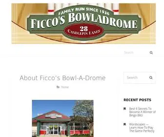 Ficcosbowl.com(Ficcos Bowl A Drome) Screenshot