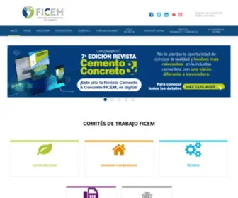 Ficem.org(FEDERACIÓN INTERAMERICANA DEL CEMENTO) Screenshot